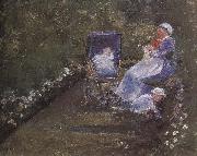 Mary Cassatt, At the garden
